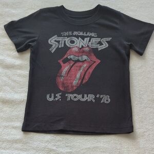 The Rolling Stones Black Tour '78 Kids Tee